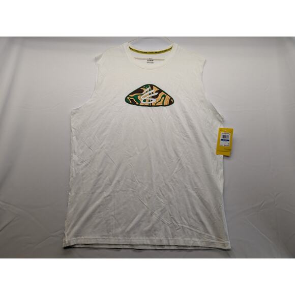 NWT Under Armour Men's Curry Sleeveless Tee in White size XL - Picture 2 of 7
